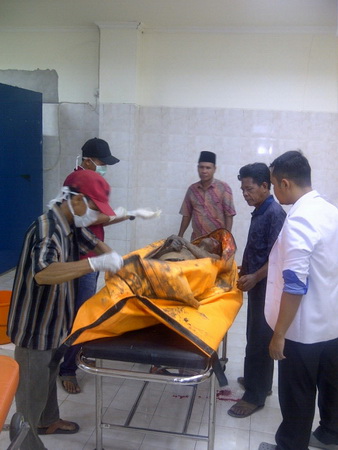 Penjaring Ikan Ditemukan Tewas Mengapung di Selat Bengkalis